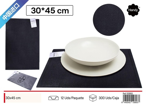 [10893] Salvamantel rectangular con textura 30*45 cm - Textil para el hogar y salvamanteles