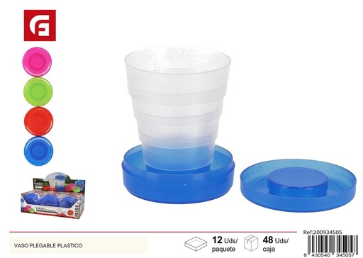 [200934505] Vaso plegable plástico - Plásticos para cocina y vasos