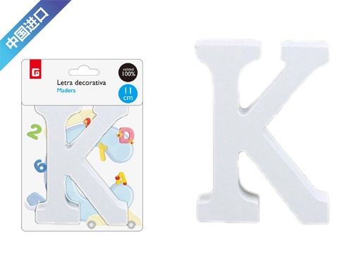 [6700348] Letra de madera K - Manualidades y letras