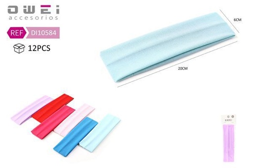 [8428947105848] Cinta de pelo 5.5 cm 12 unidades - Accesorios para el cabello