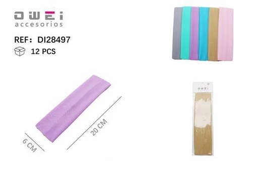 [8428947284970] Cinta de pelo 5.5 cm 12 unidades - Accesorios para el cabello