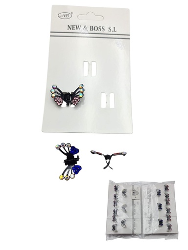 [8875588037111] Mini pinza de metal 12 unidades - Accesorios para el cabello