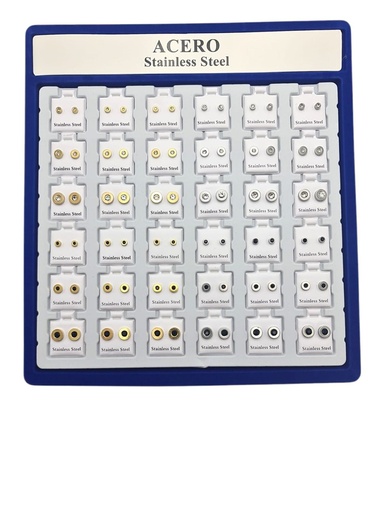 [4881-27] Expositor de pendientes 36 unidades - Joyería y bisutería