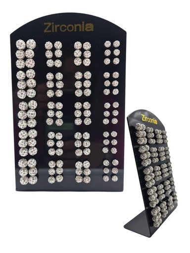 [E-256] Expositor de pendientes bolas 60 unidades - Joyería y bisutería