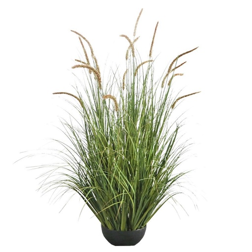 [631377-8435588861811] Rama de juncos de tela con 17 hojas de 120 cm - Decoración vegetal