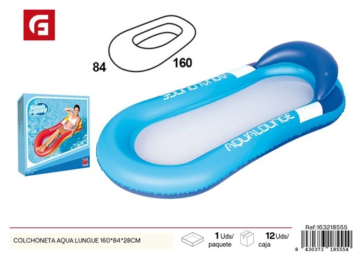 [163218555] Colchoneta aqua lounge 160*84*28 cm - Accesorios inflables para adultos