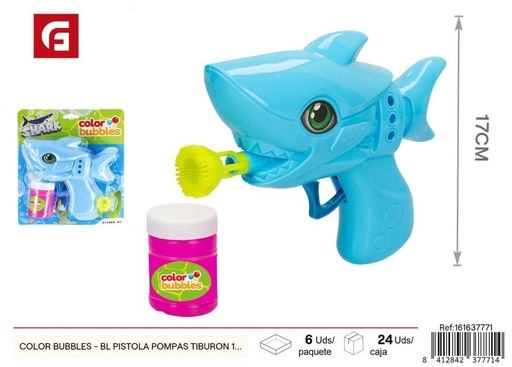 [161637771] Pistola de burbujas tiburón 17 cm - Juguete