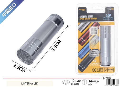 [51680] Lintera LED - Electrónica para trabajo y hogar