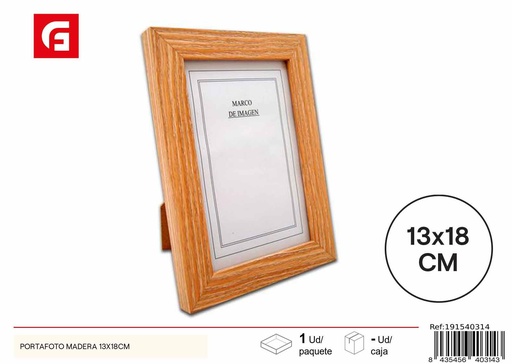 [191540314] Portafoto de madera 13*18 cm - Marcos de exhibición para fotos