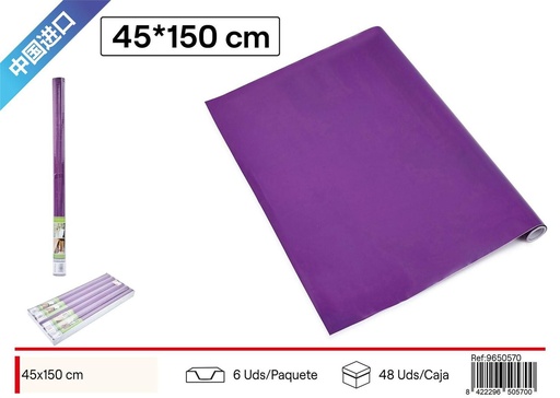 [9650570] Rollo adhesivo de papel tapiz 45x1.5m - Papel decorativo para proyectos de bricolaje