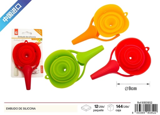 [6901852] Embudos de silicona - Utensilios de cocina para líquidos