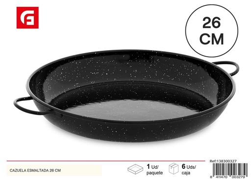 [138300327] Cazuela esmaltada 26 cm - Utensilios de cocina y ollas