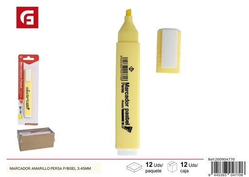 [200904770] Marcador amarillo Persia para bisel 3.45 mm - Material escolar y papelería