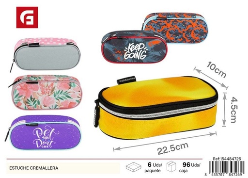 [154484726] Estuche cremallera - Material escolar práctico para organización