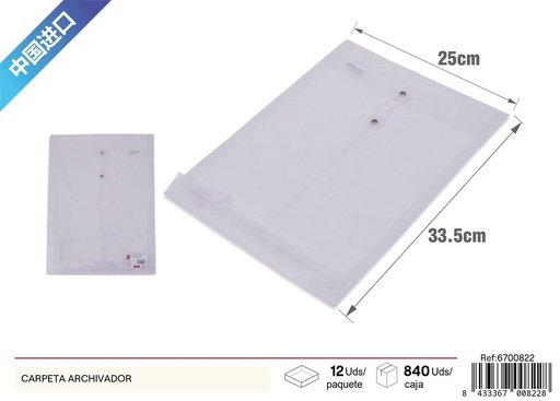 [6700822] Carpeta archivador - Material de oficina y organización