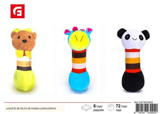 [187903992] Juguete de felpa en forma de panda/león/cervo - Juguetes para mascotas