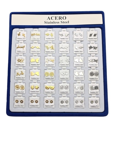 [8420211682925] Expositor de pendientes 36 piezas modelo 168292-7 - Joyería y bisutería
