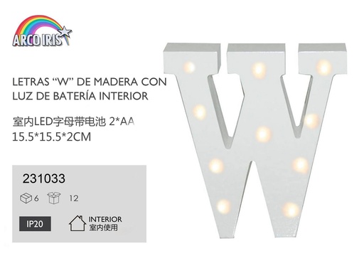 [231033] Letra con luz - W - Decoración y luces personalizadas