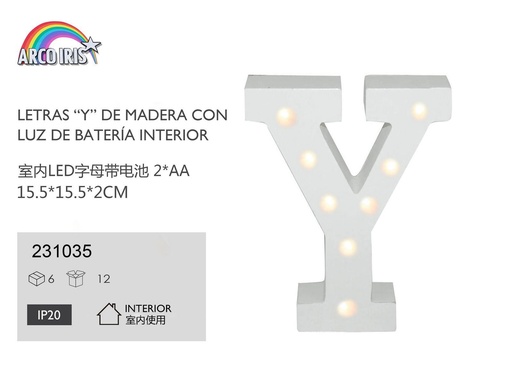 [231035] Letra con luz - Y - Decoración y luces personalizadas