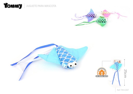 [YM6387] Juguete con catnip para gatos 25 cm - Accesorios para mascotas