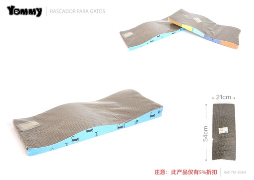 [YM8364] Rascador para gato 54x21x4 cm - Accesorios para mascotas