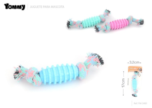 [YM3481] Juguete de goma para mascotas en forma de aceituna 17x3.2 cm - Accesorios para mascotas