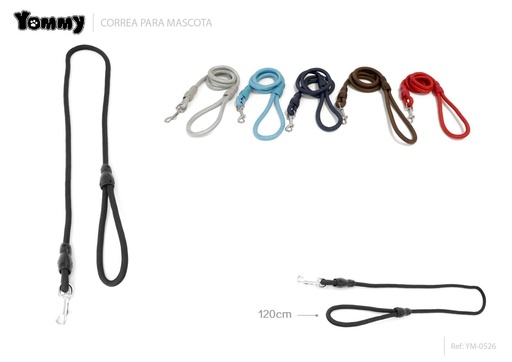 [YM0526] Correa para mascotas de nylon 0.8*120 cm - Accesorios para pasear mascotas