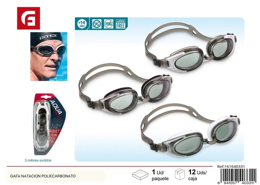 [161640331] Gafa natación poliéster - Productos de verano y accesorios de natación