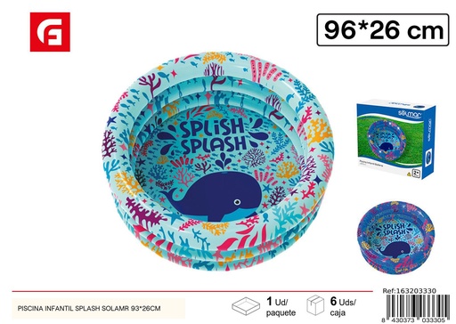 [163203330] Piscina infantil Splash Solamar 93x26cm - Productos de verano y diversión