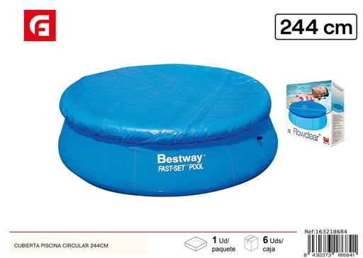 [163218684] Cubierta piscina circular 244 cm - Accesorios para piscinas