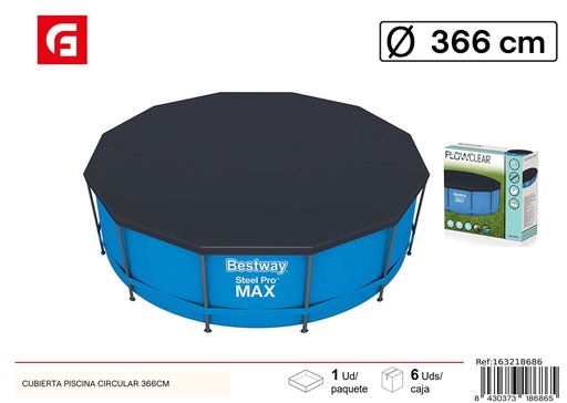 [163218686] Cubierta piscina circular 366 cm - Accesorios para piscinas