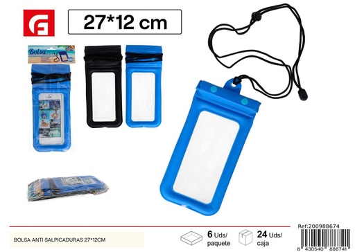 [200988674] Bolsa impermeable 27x12 cm - Artículos de verano y camping
