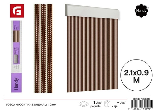 [167561801] Cortina estándar Tosca N1 2.1*0.9m - Accesorios para verano y cortinas para puertas
