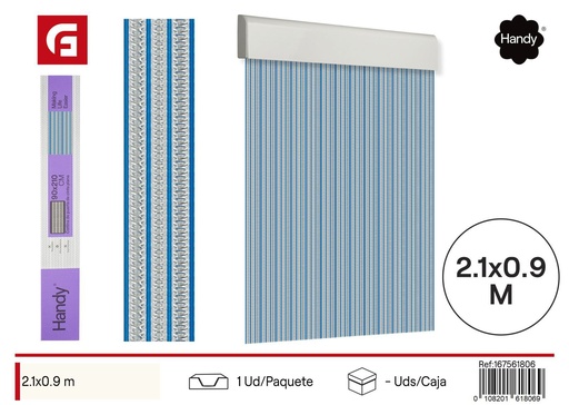 [167561806] Cortina estándar Tosca N6 2.1*0.9m - Accesorios para verano y cortinas para puertas