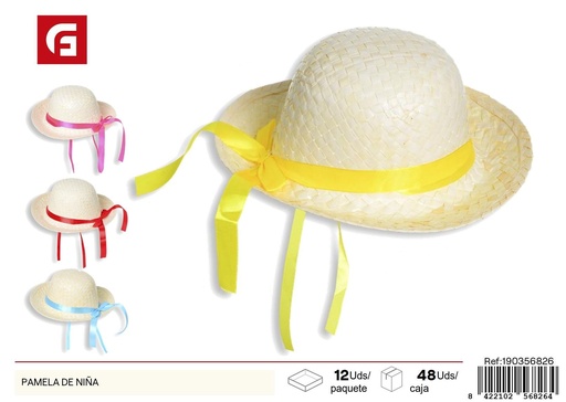 [190356826] Pamela de niña - Sombreros y moda infantil