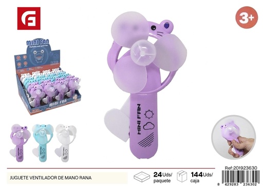 [201923630] Juguete ventilador de mano rana - Productos de verano y juguetes