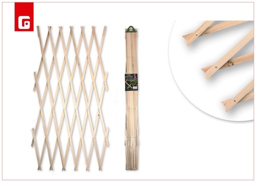 [190363240] Celosía madera natural 180*120cm - Accesorios de jardín y cercas