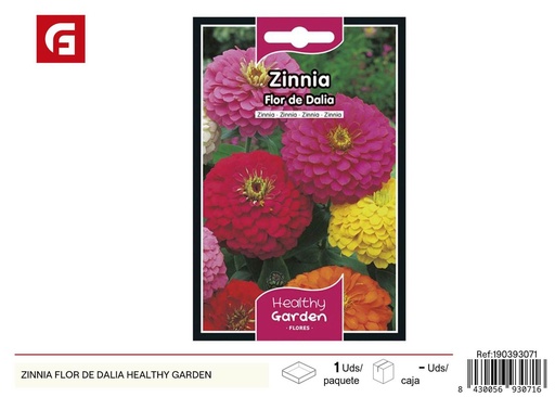 [190393071] Semillas de zinnia flor de dalia - Jardinería y decoración de jardines