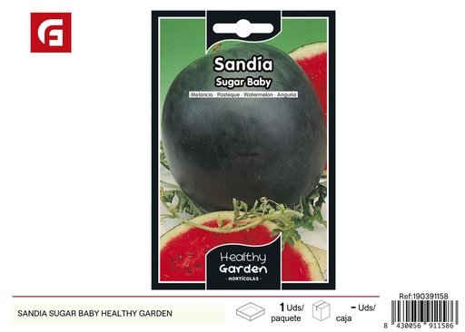 [190391158] Semillas de sandía sugar baby - Cultivo de frutos pequeños y dulces