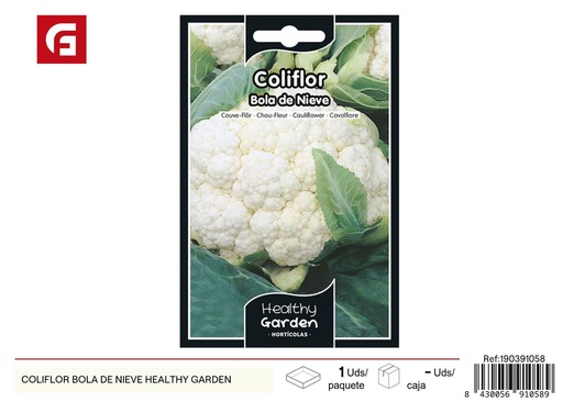 [190391058] Semillas de coliflor bola de nieve - Cultivos de verduras sanas y versátiles