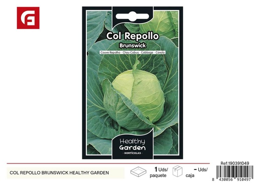 [190391049] Semillas de col repollo Brunswick - Variedades resistentes para cultivo