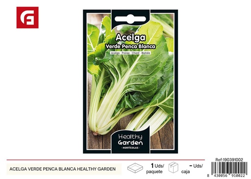 [190391002] Semillas de acelga verde penca blanca - Variedades duraderas y frescas