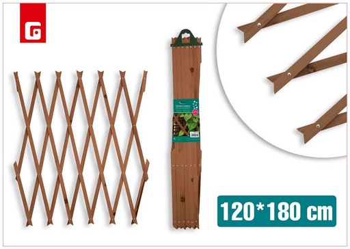 [190363249] Celosía de madera color miel 180 x 120 cm - Jardín y protección