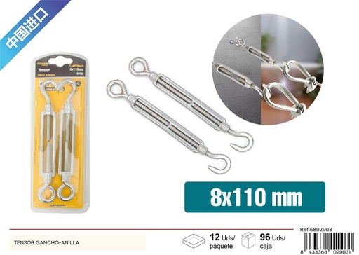 [6802903] Tensor gancho-anilla - Ferretería y accesorios