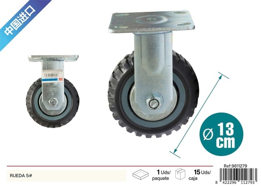 [9611279] Rueda 5# - Accesorios y ruedas para ferretería