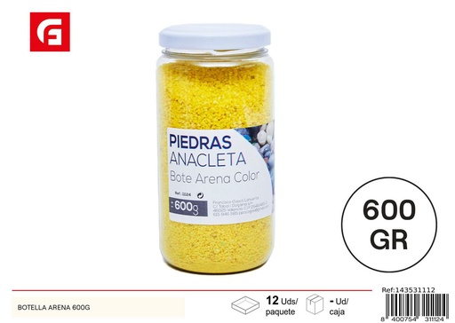 [143531112] Botella de Arena 600g - Decoración del Hogar y Piedras Decorativas