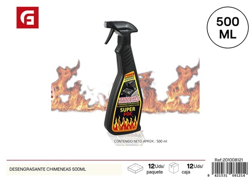 [201008121] Desengrasante de chimeneas 500 ml - Productos de limpieza eficaces