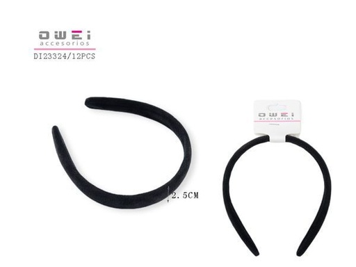 [8428947233244] Diademas 12/u DI23324 OW - Pack de diademas coloridas y elegantes