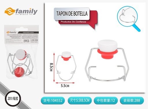[104552] 2 piezas tapón de botella - Utensilios de cocina y accesorios