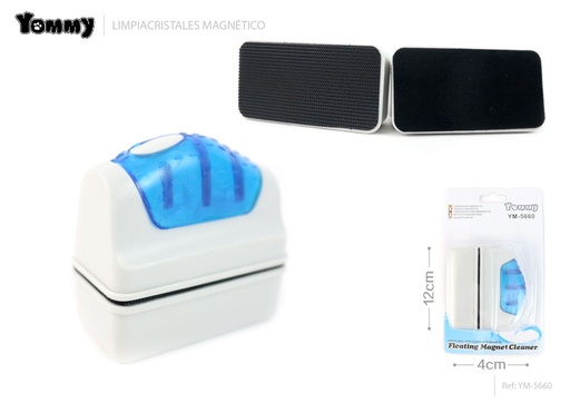 [YM5660] Cepillo magnético para acuario 8.8x3.8x5.3 cm - Accesorios para acuarios